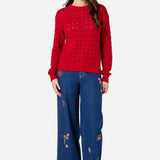 Bea Lacey Knit Sweater