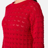 Bea Lacey Knit Sweater
