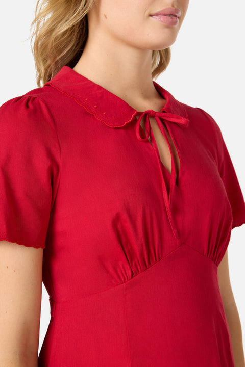 Josie Sweet Collar Tea Dress