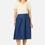 Nellie Yoke Denim Skirt