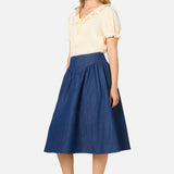 Nellie Yoke Denim Skirt
