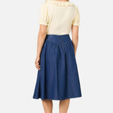 Nellie Yoke Denim Skirt