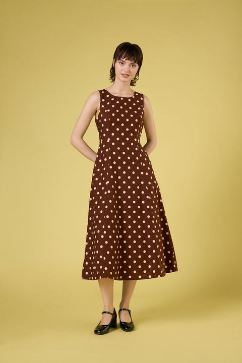 Polka Dot Midi Dress