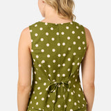 Polka Dot Shell Top