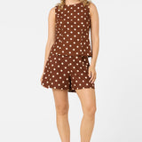 Polka Dot Shell Top
