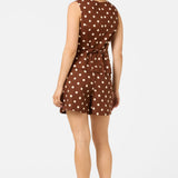 Polka Dot Shell Top