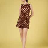 Polka Dot Shell Top