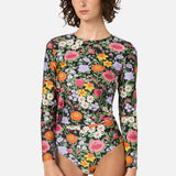 Floral Field Rashie Swim Top