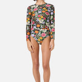 Floral Field Rashie Swim Top