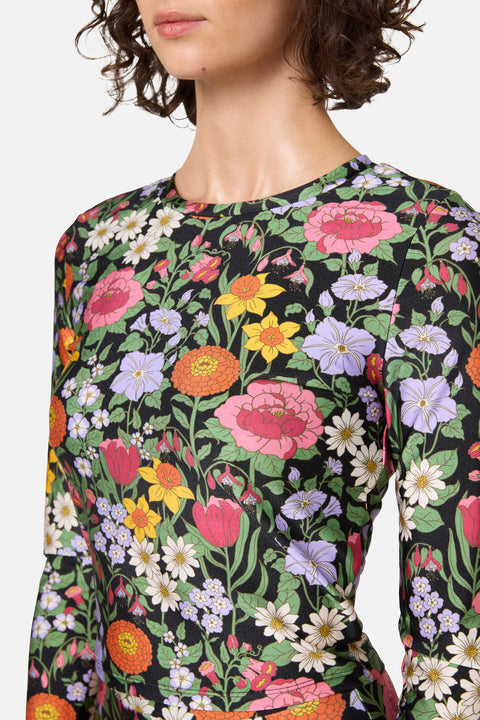 Floral Field Rashie Swim Top