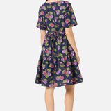 Fig Tiered Cotton Smock Dress