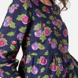 Fig Smock Peplum Top