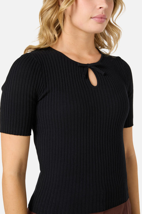 Sara Bow Knit Top