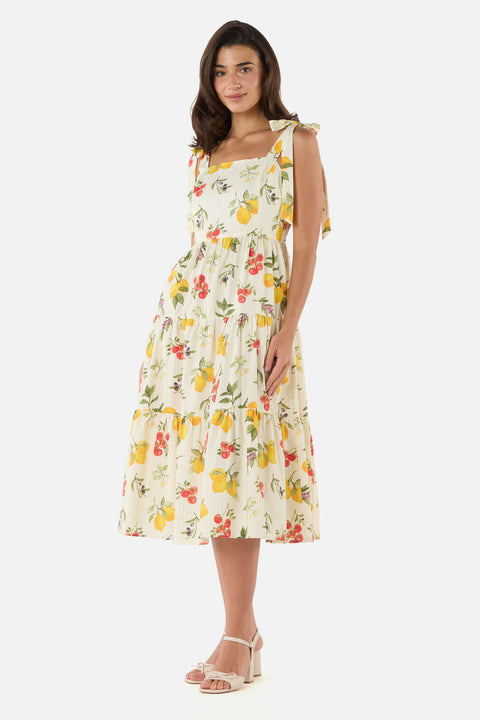 Carla Picnic Tiered Midi Dress