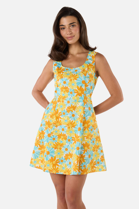 Vintage Daisy Mini Shift Dress Blue / 16 (AU) Vintage Daisy Mini Shift Dress Blue / 16 (AU)