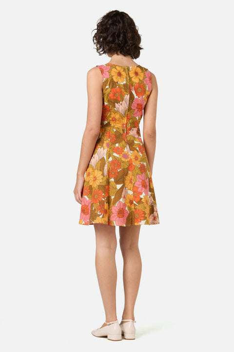 Nellie 70's Floral Mini Dress ModCloth Nellie 70's Floral Mini Dress ModCloth