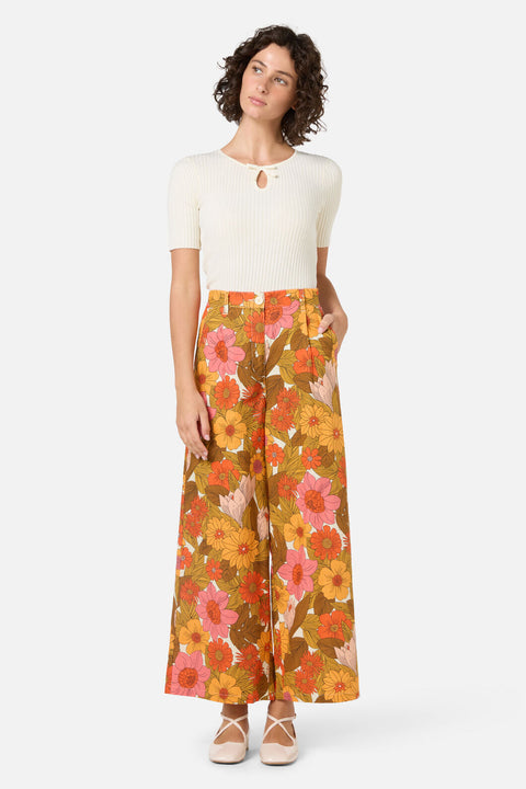 Nellie 70'S Floral Culotte