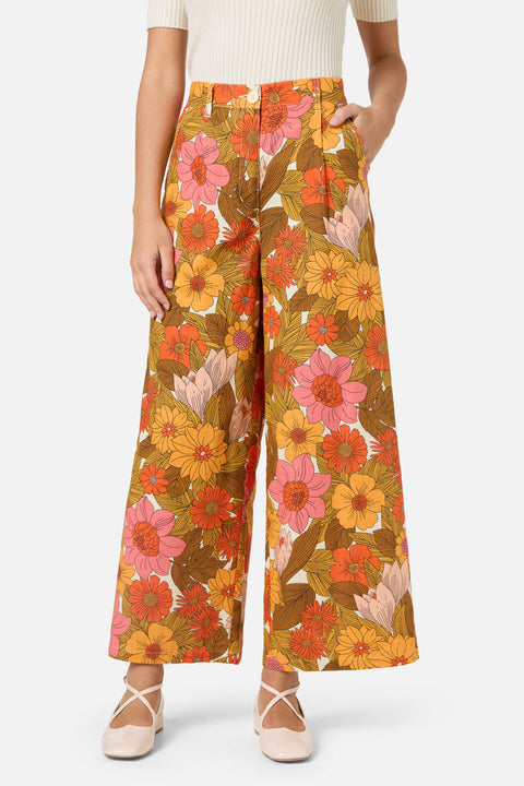 Nellie 70'S Floral Culotte