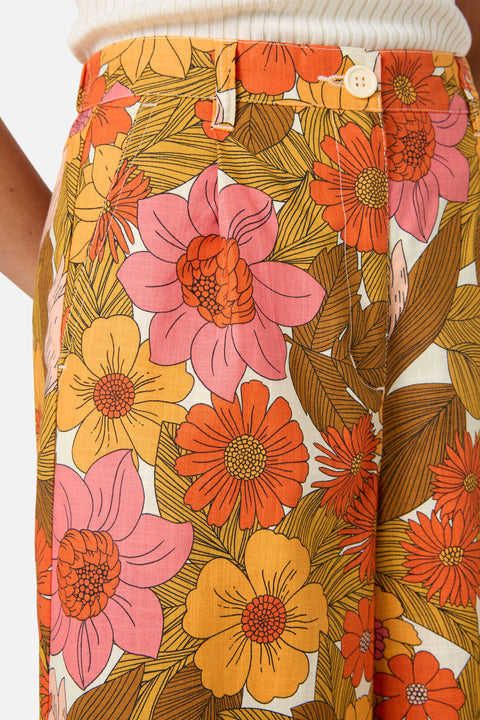 Nellie 70'S Floral Culotte