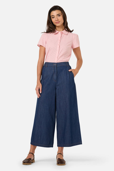 Joe Chambray Denim Culotte
