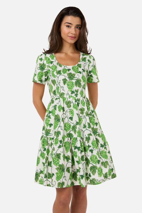 Grape Vine Mini Dress Green / 4 (AU) Grape Vine Mini Dress Green / 4 (AU)