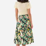 Cockatoo & Flora Midi Skirt