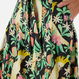 Cockatoo & Flora Midi Skirt