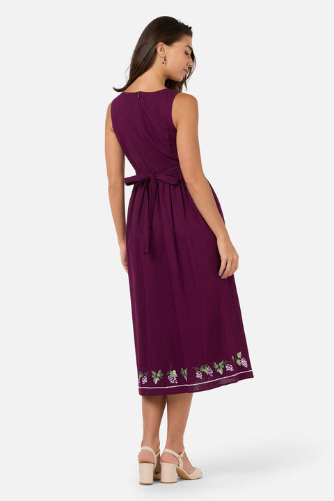 Vineyard Embroidered Dress