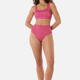 Gingham Bikini Top