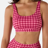 Gingham Bikini Top