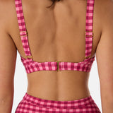 Gingham Bikini Top