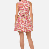 Janie 60'S Button Mini Dress
