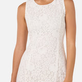 Dreamy White Lace Midi Dress