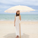 Dreamy White Lace Midi Dress
