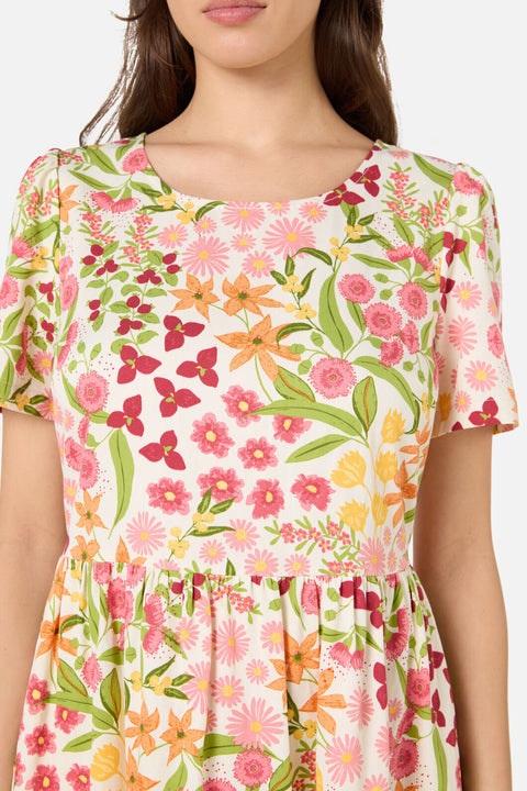 Liberty Native Smock Dress Cream / 18 (AU) Liberty Native Smock Dress Cream / 18 (AU)