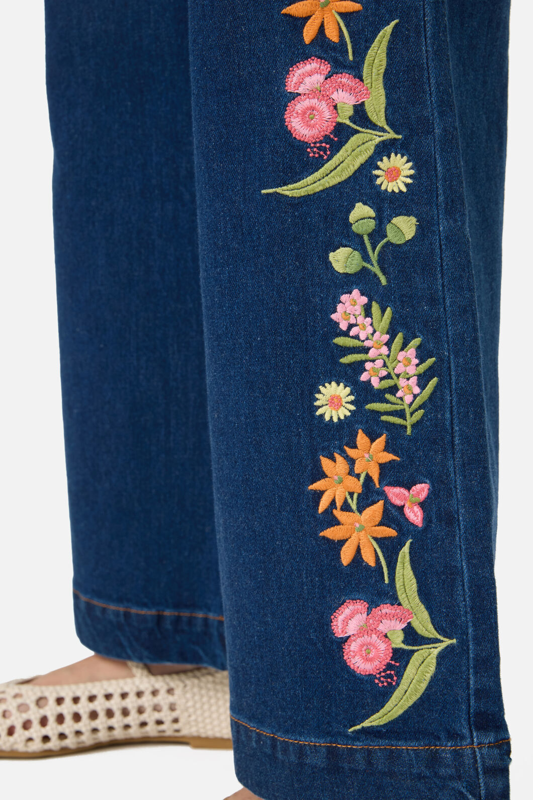 Liberty Native Embroidered Denim Jean – ModCloth