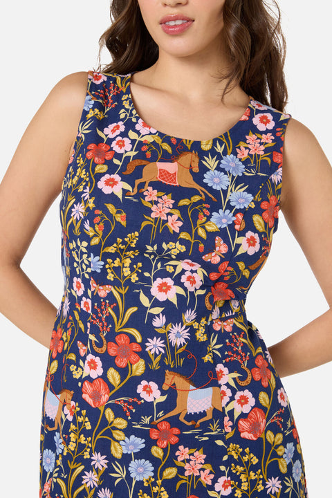 Fancy Horses Midi Dress