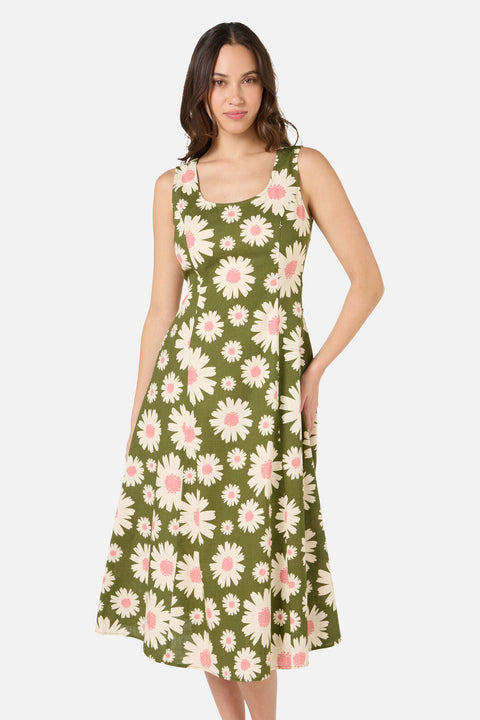 60's Daisy Midi Dress ModCloth 60's Daisy Midi Dress ModCloth