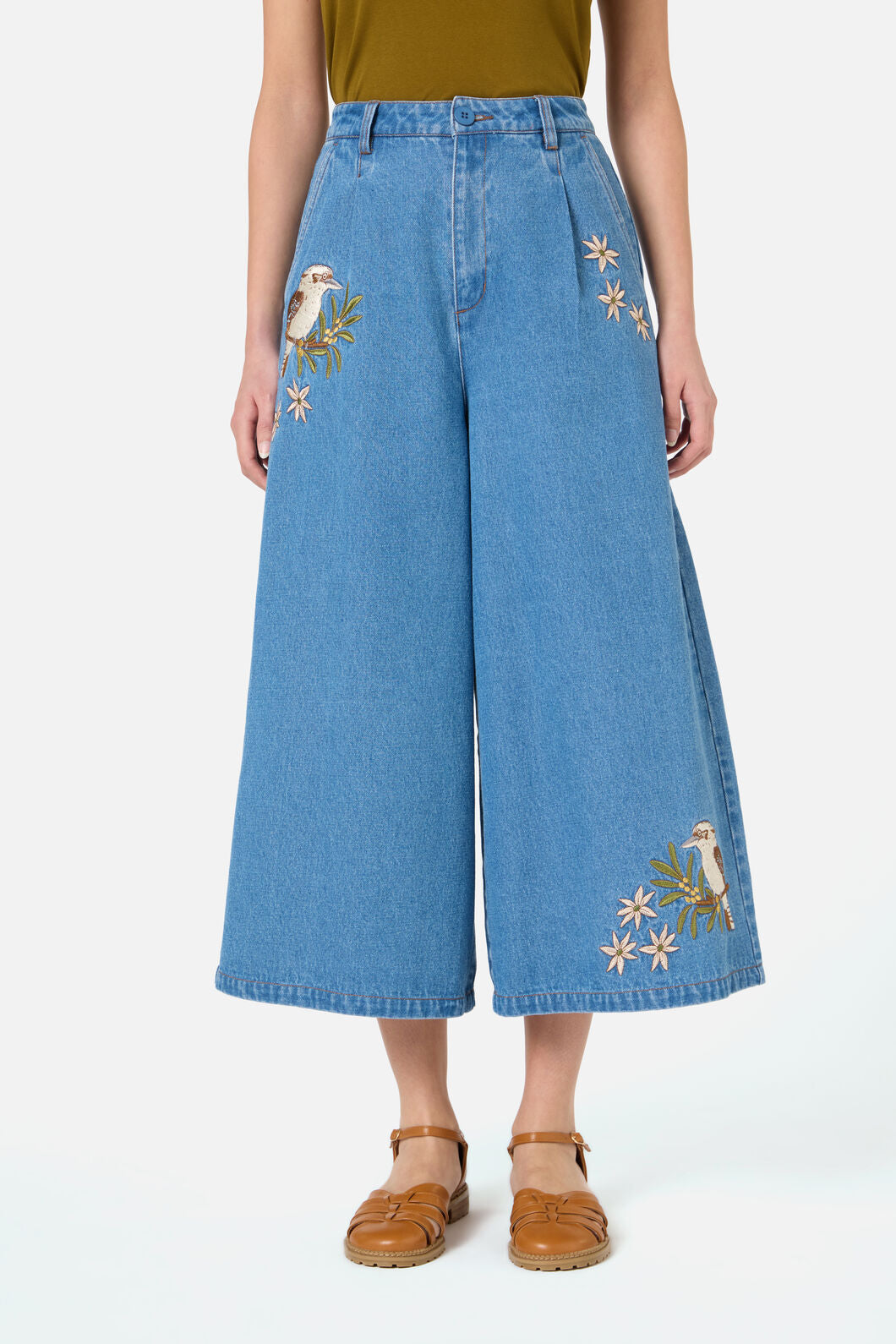 Kooka & Wattle Denim Culotte – ModCloth