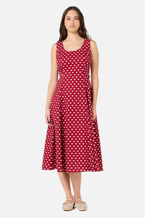Sweet Heart Midi Dress