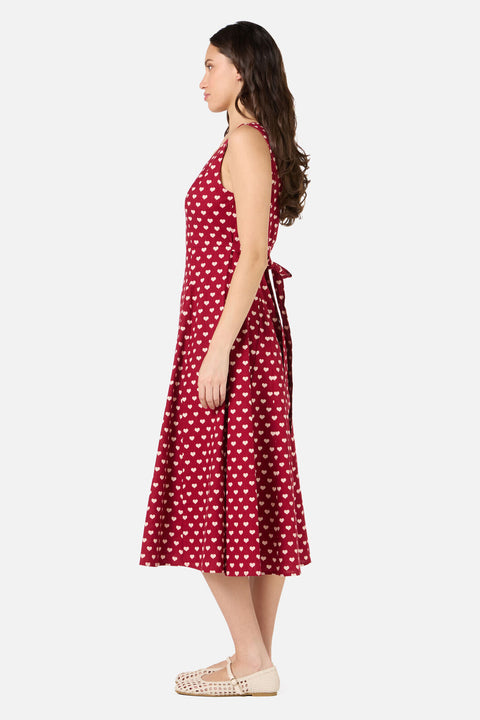 Sweet Heart Midi Dress