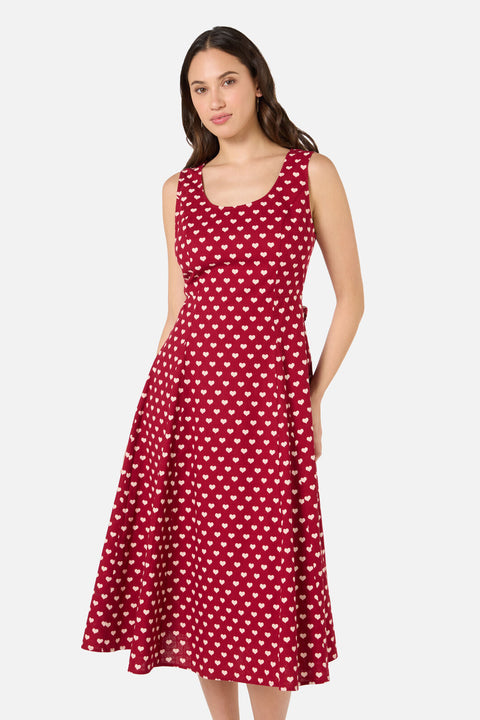 Sweet Heart Midi Dress