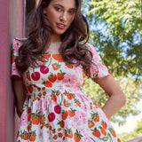 Berries N Cream Mini Dress