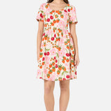 Berries N Cream Mini Dress