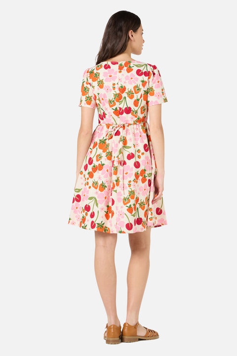 farmrio cream berry garden mini dress FARM RIO BERRY GARDEN CREAM MINI DRESS