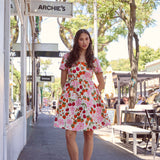 Berries N Cream Mini Dress