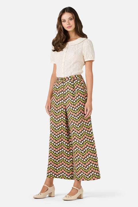 Sally Retro Wide Leg Pant