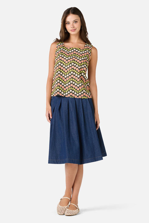 Sally Retro Shell Top