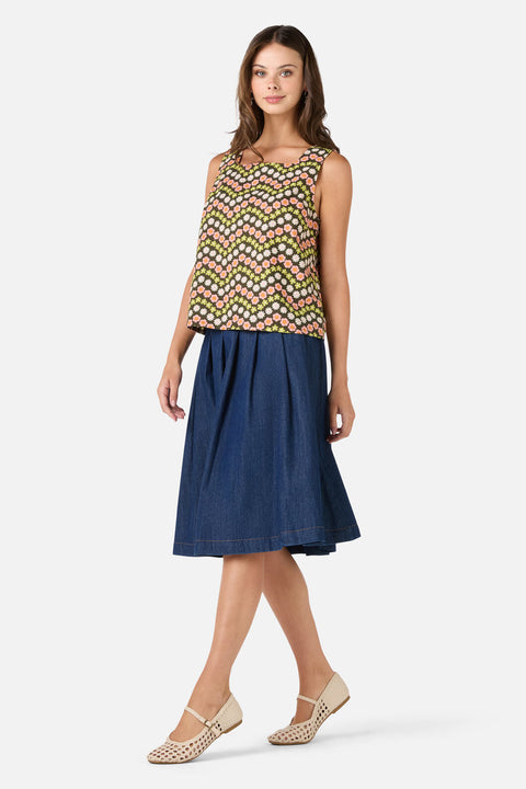 Sally Retro Shell Top