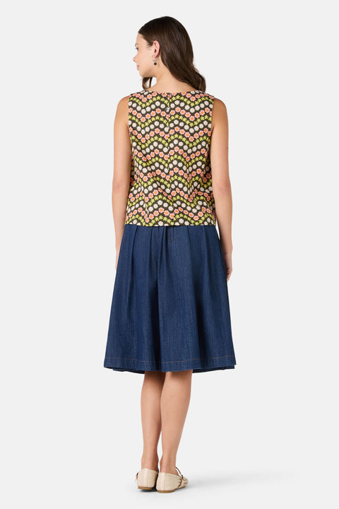 Sally Retro Shell Top